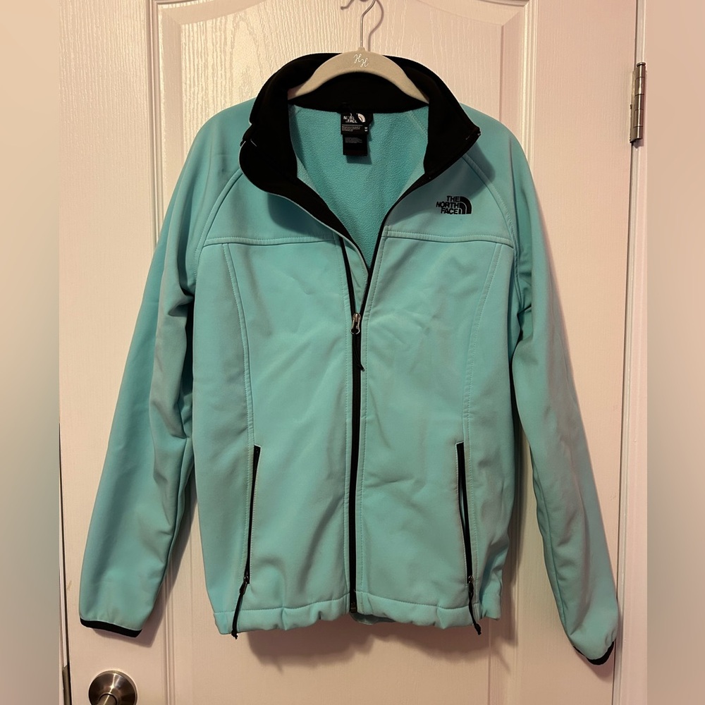 Teal/Bright Blue Northface Jacket - image 1